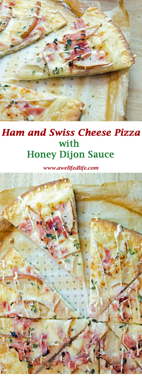 Ham and Swiss Cheese Pizza