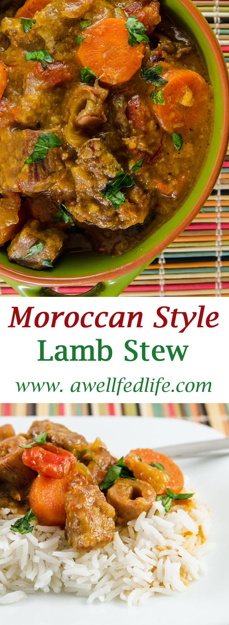 Moroccan Style Lamb Stew PInterest