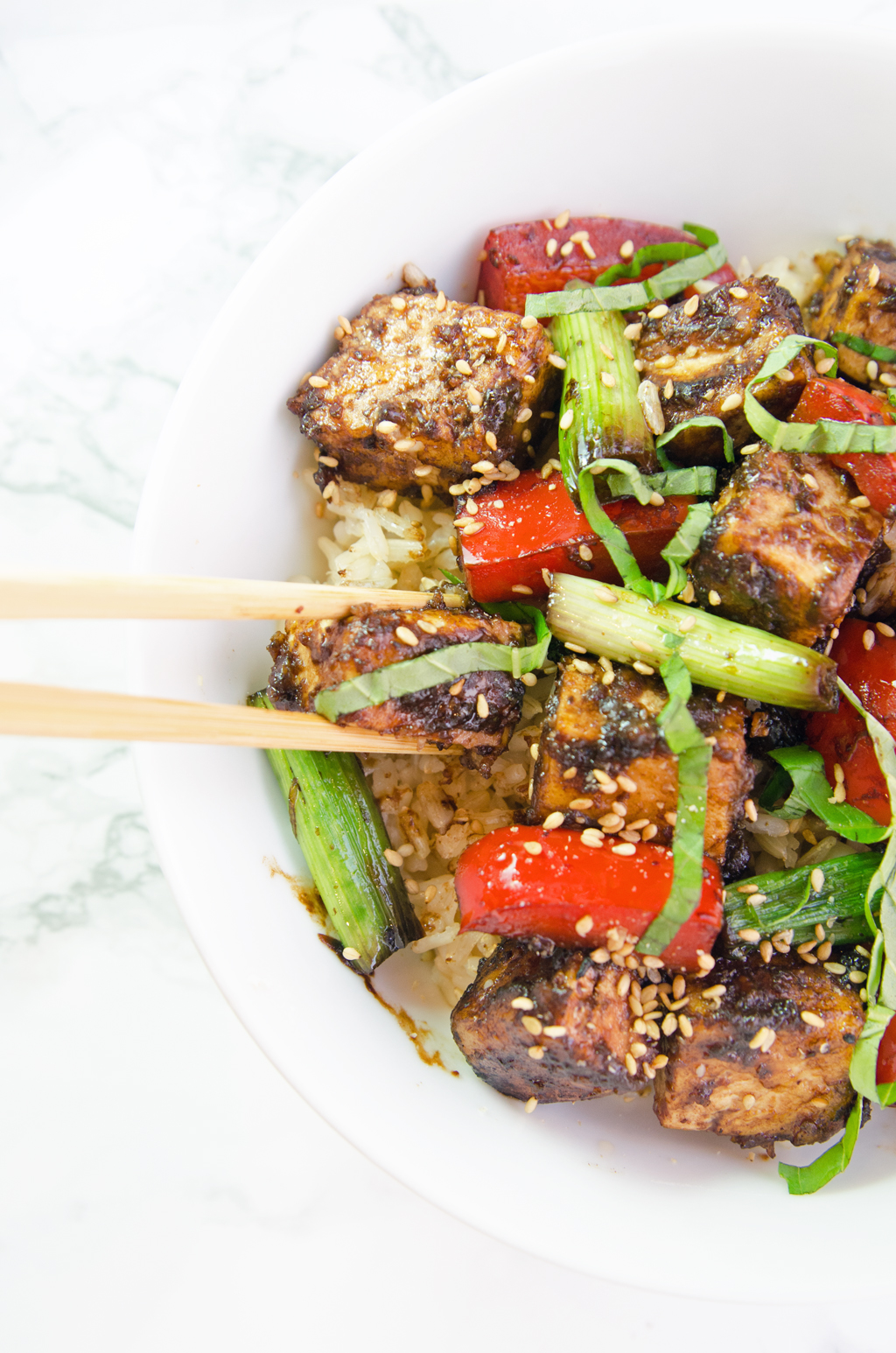 Black Bean and Garlic Tofu