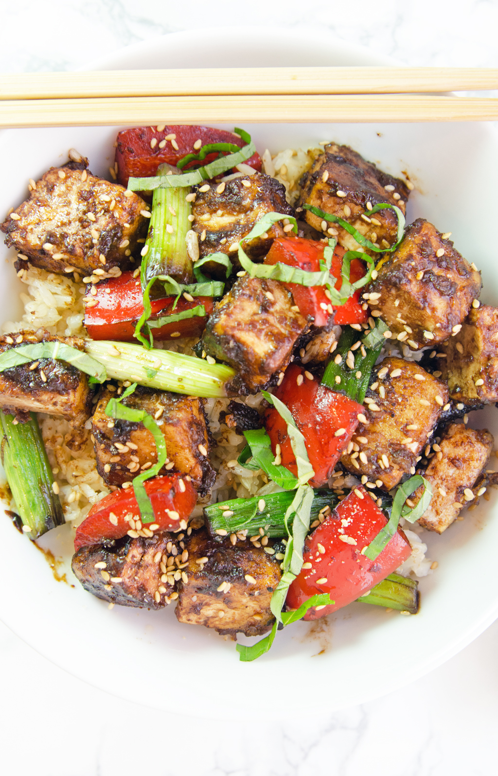 Black Bean and Garlic Tofu