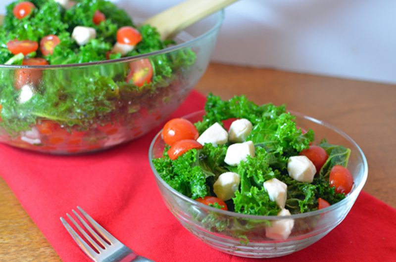 Kale Caprese Salad