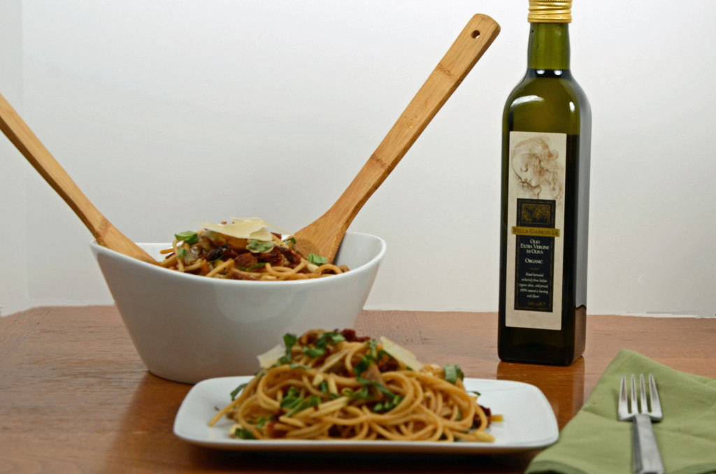 Sun Dried Tomato and Artichoke Pasta