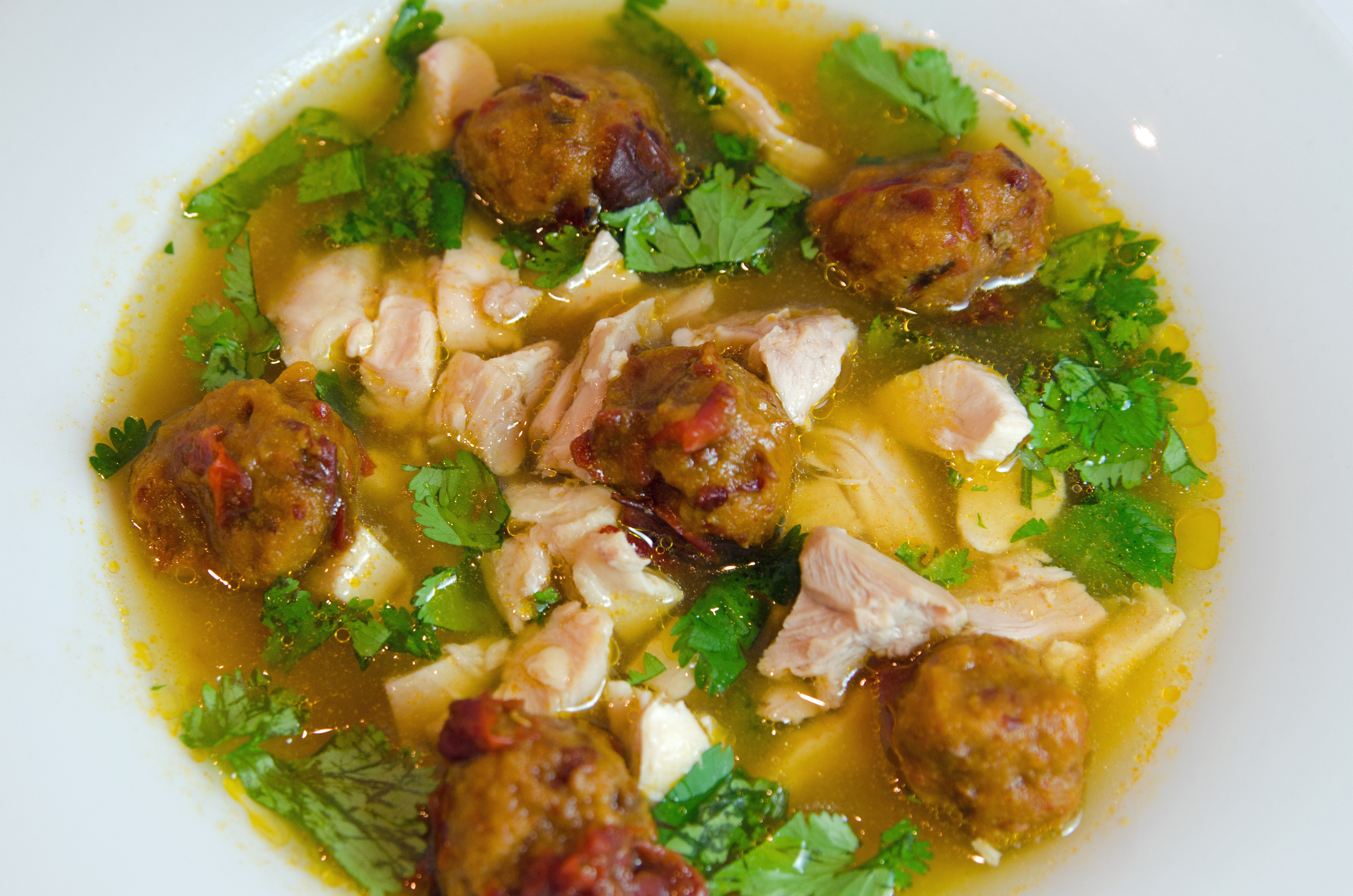 Chipotle Dumpling Chicken Soup