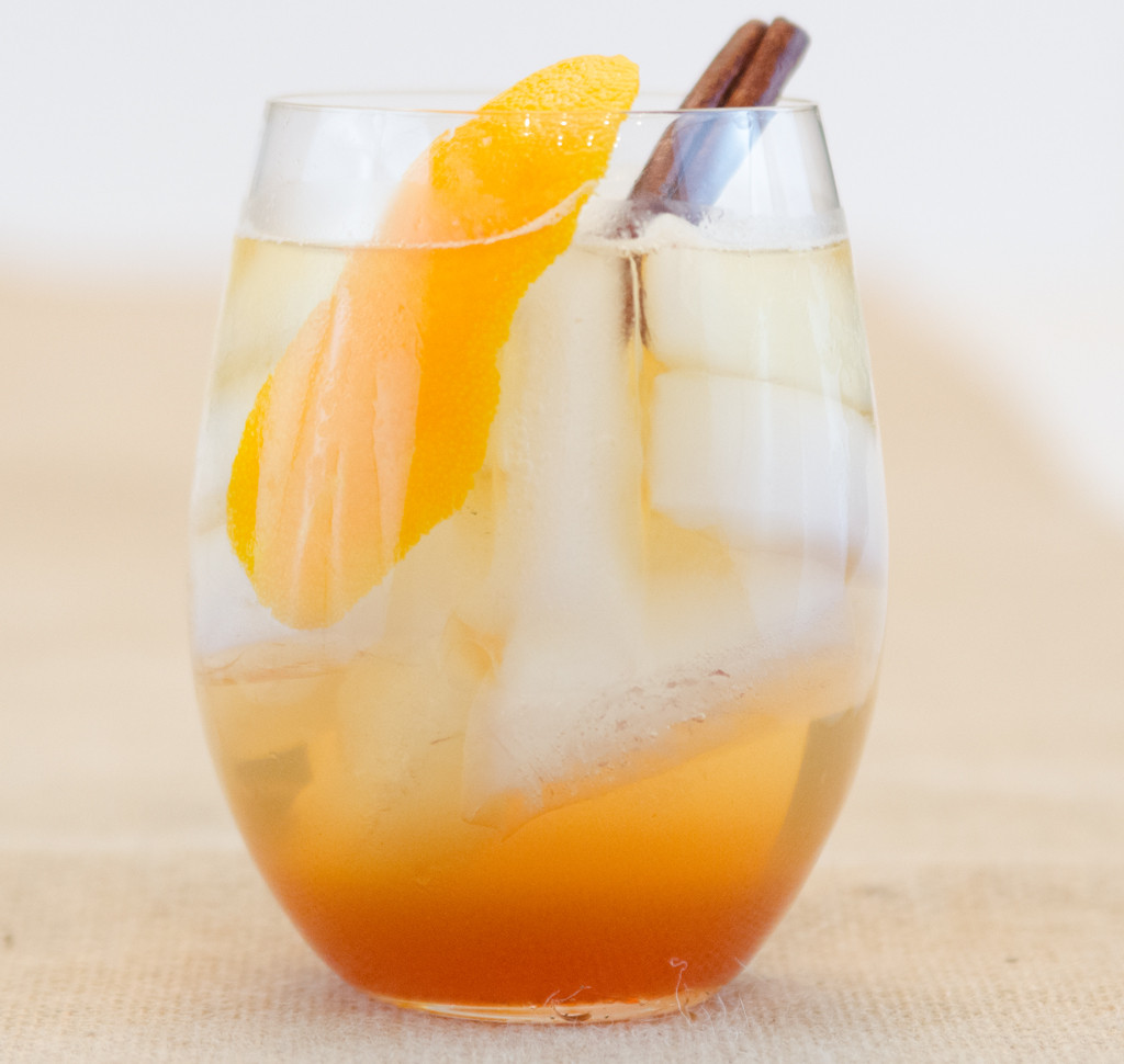 Pumpkin Spice Whiskey Spritzer