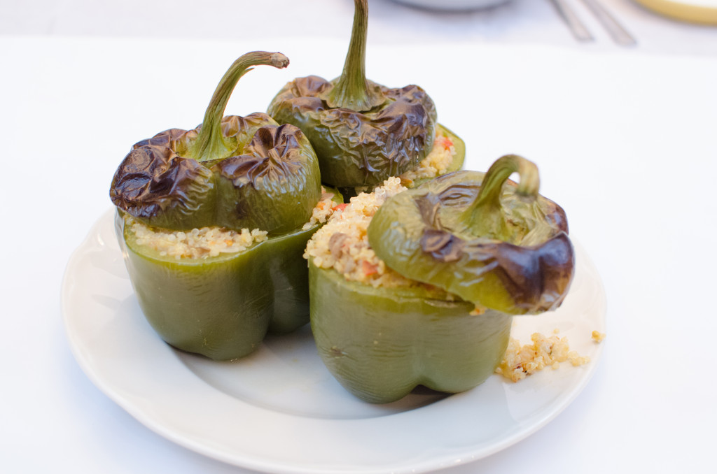 Qunioa Stuffed Italian Peppers