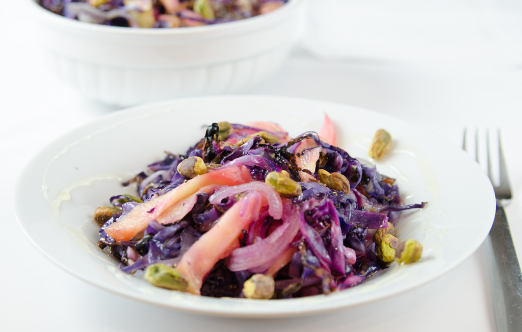 Sweet n Sour Roasted Cabbage Salad