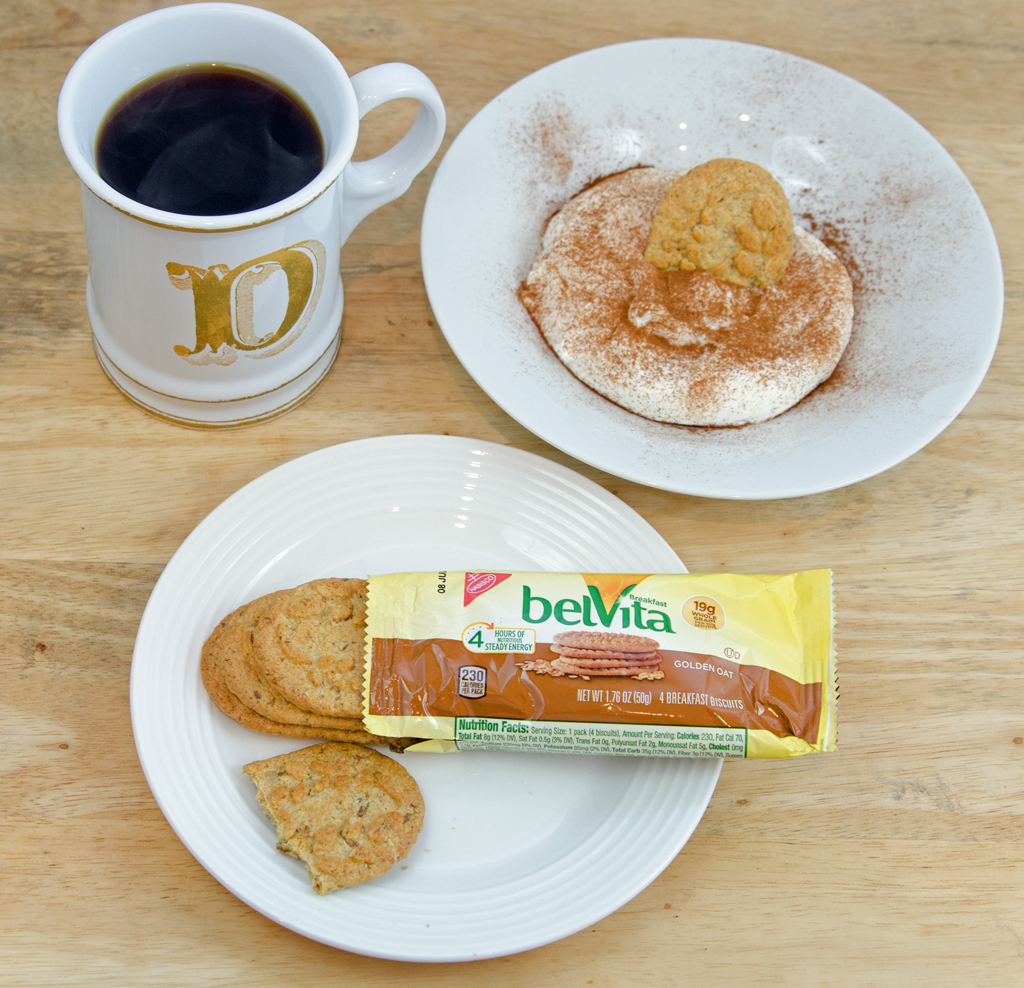 belVita at home with yogurt