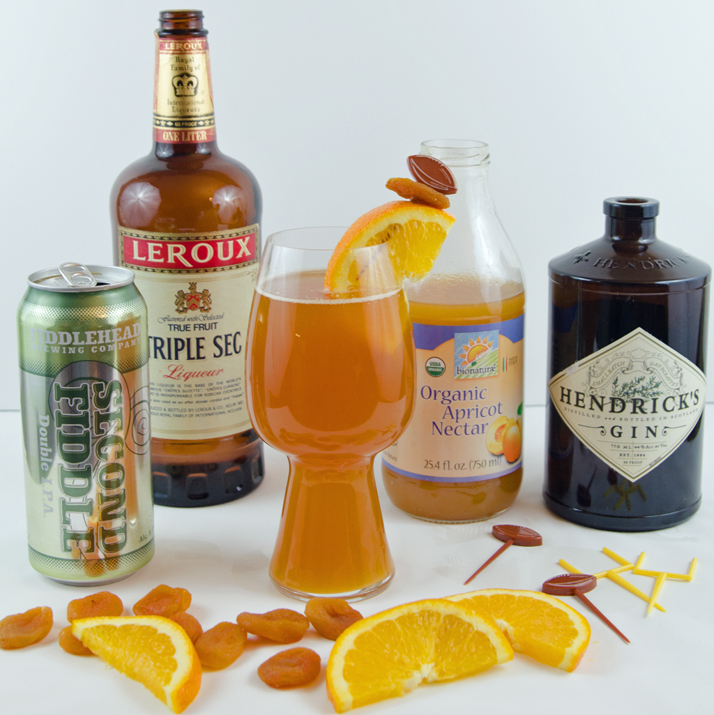 Aprioct IPA Beer Cocktail Ingredients