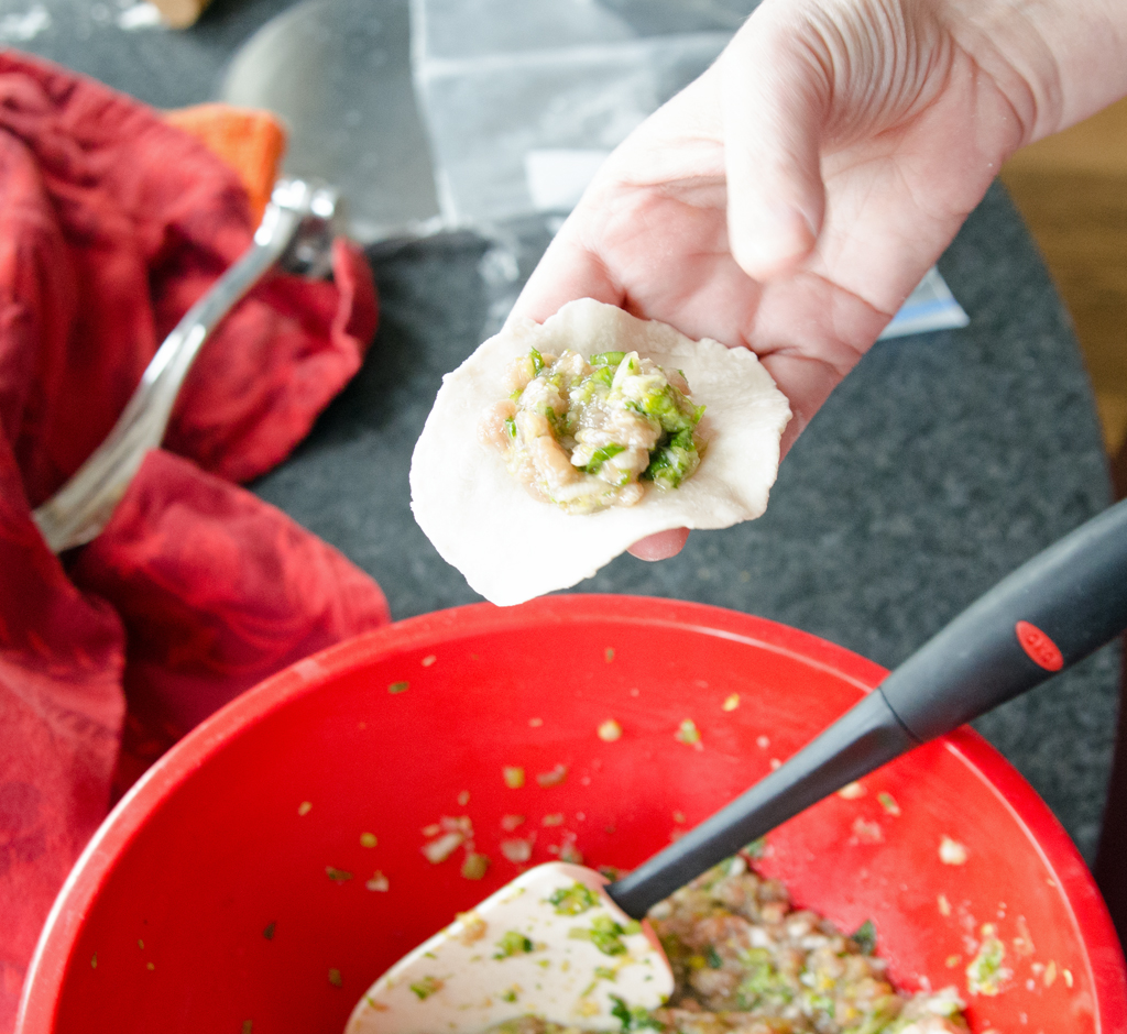 Filling in Dumpling