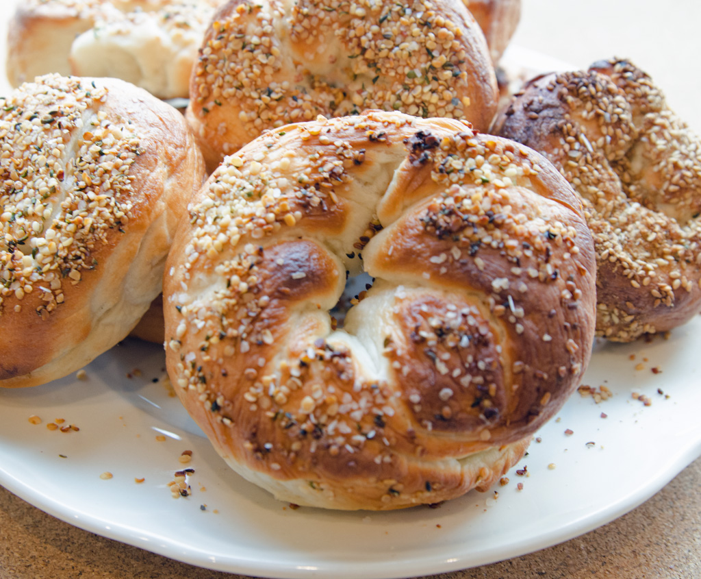 Plate of Bagels