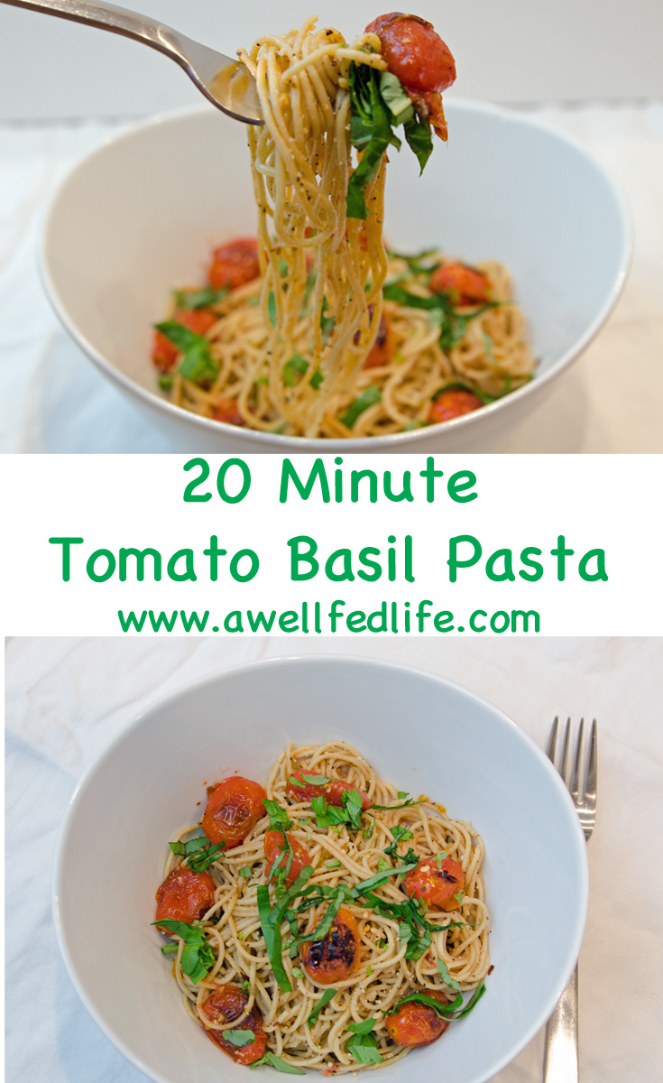 Blistered Tomato Basil Pasta