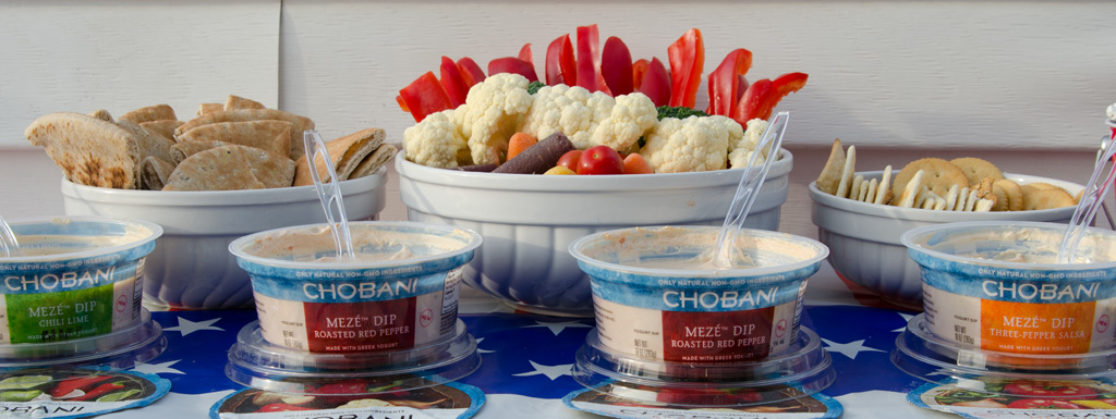 Chobani Meze dips and dippers