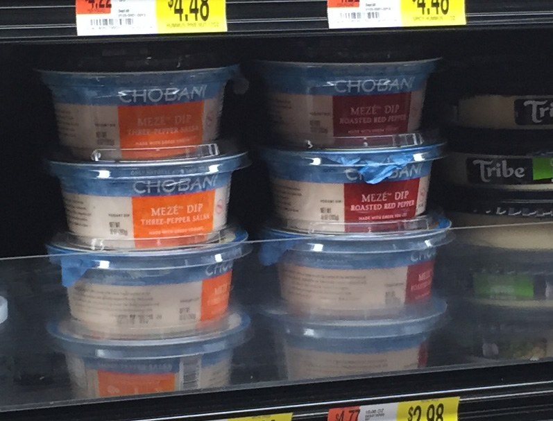 Cooler Section in Walmart