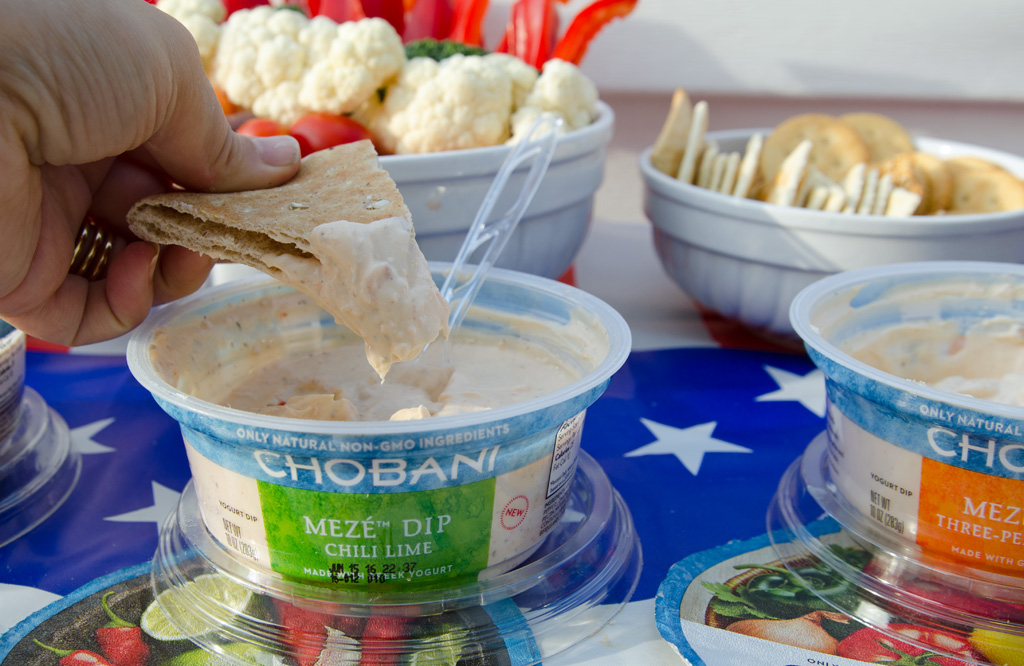 Pita in Chobani Meze Dip