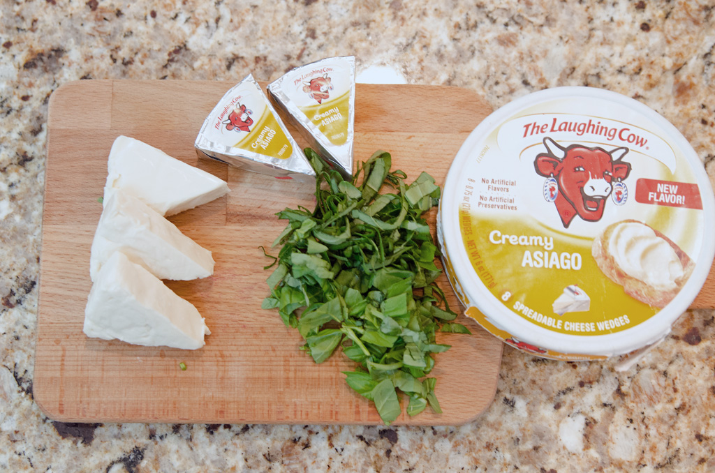 Laughing Cow Cheese and Basil