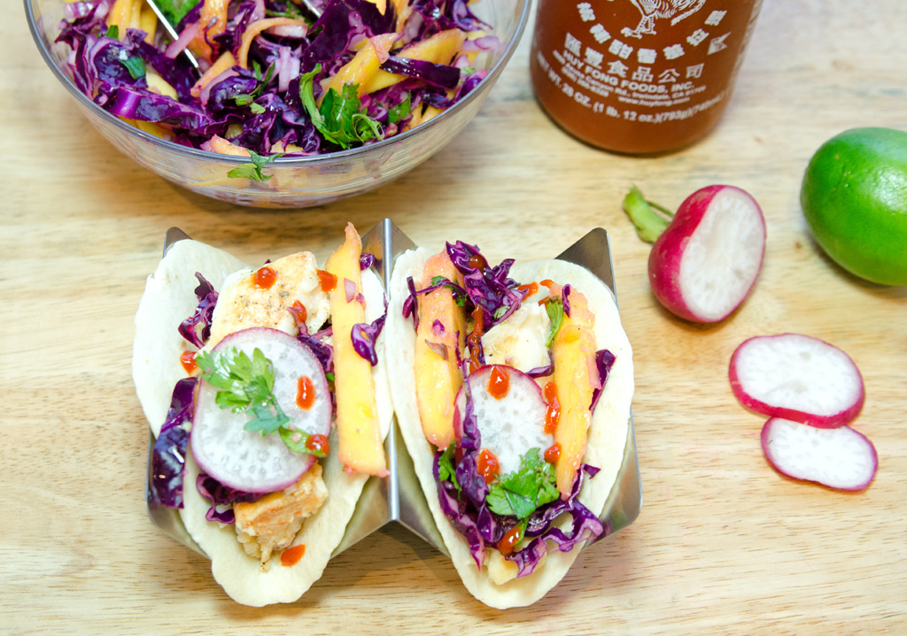 Sriracha Lime Fish Tacos