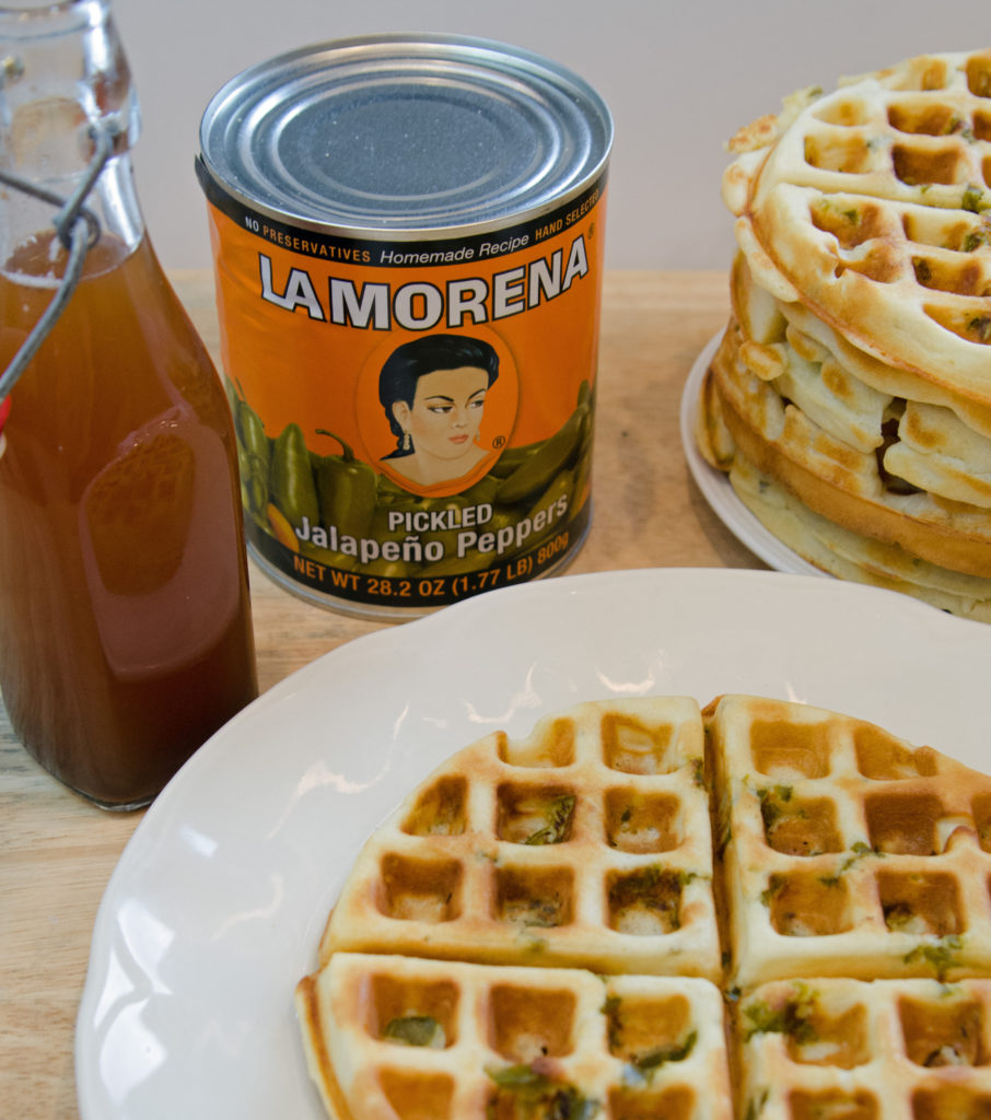 Honey Jalapeño Waffles