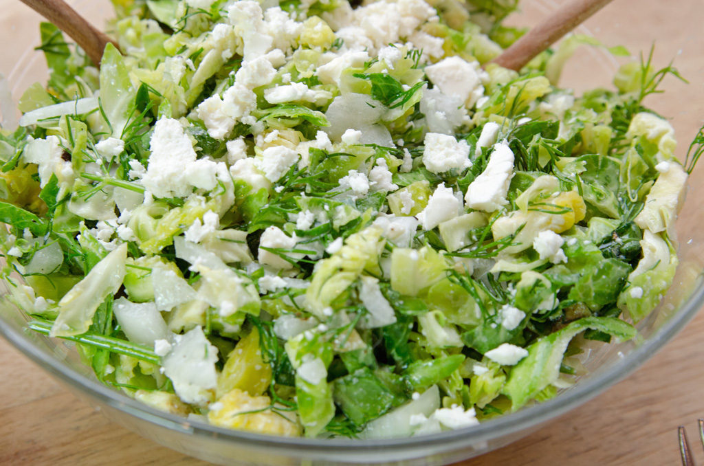 Brussels Sprouts Feta Salad Pistachios Brussels Sprouts Feta Salad Pistachios