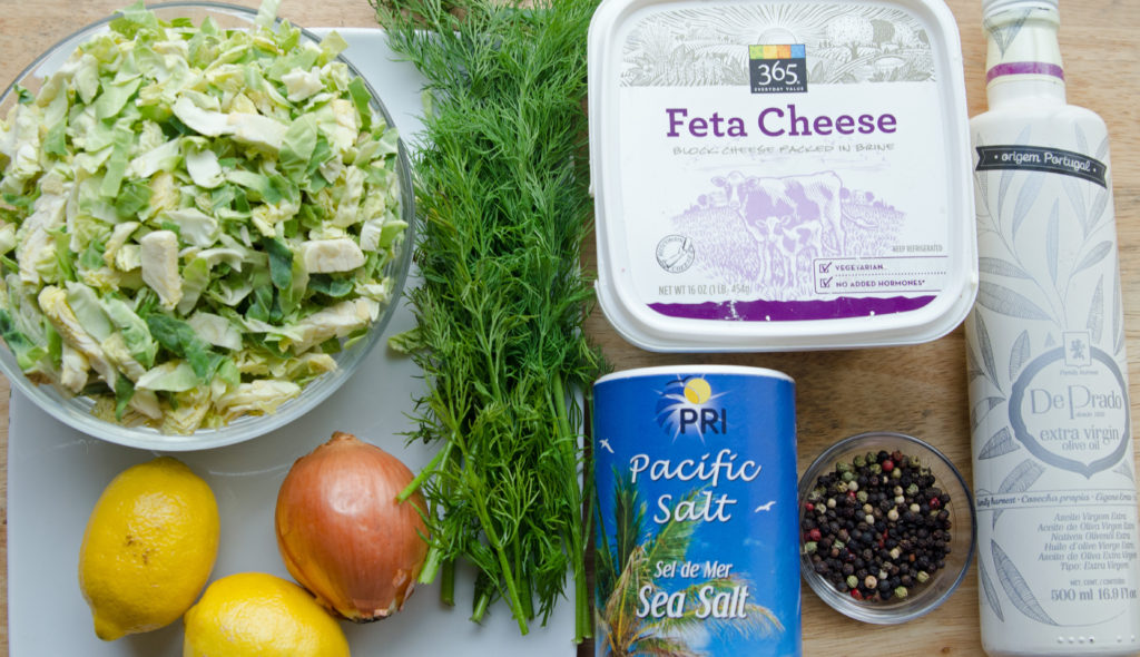 Ingredients Brussel Sprouts Feta Salad Pistachios Ingredients