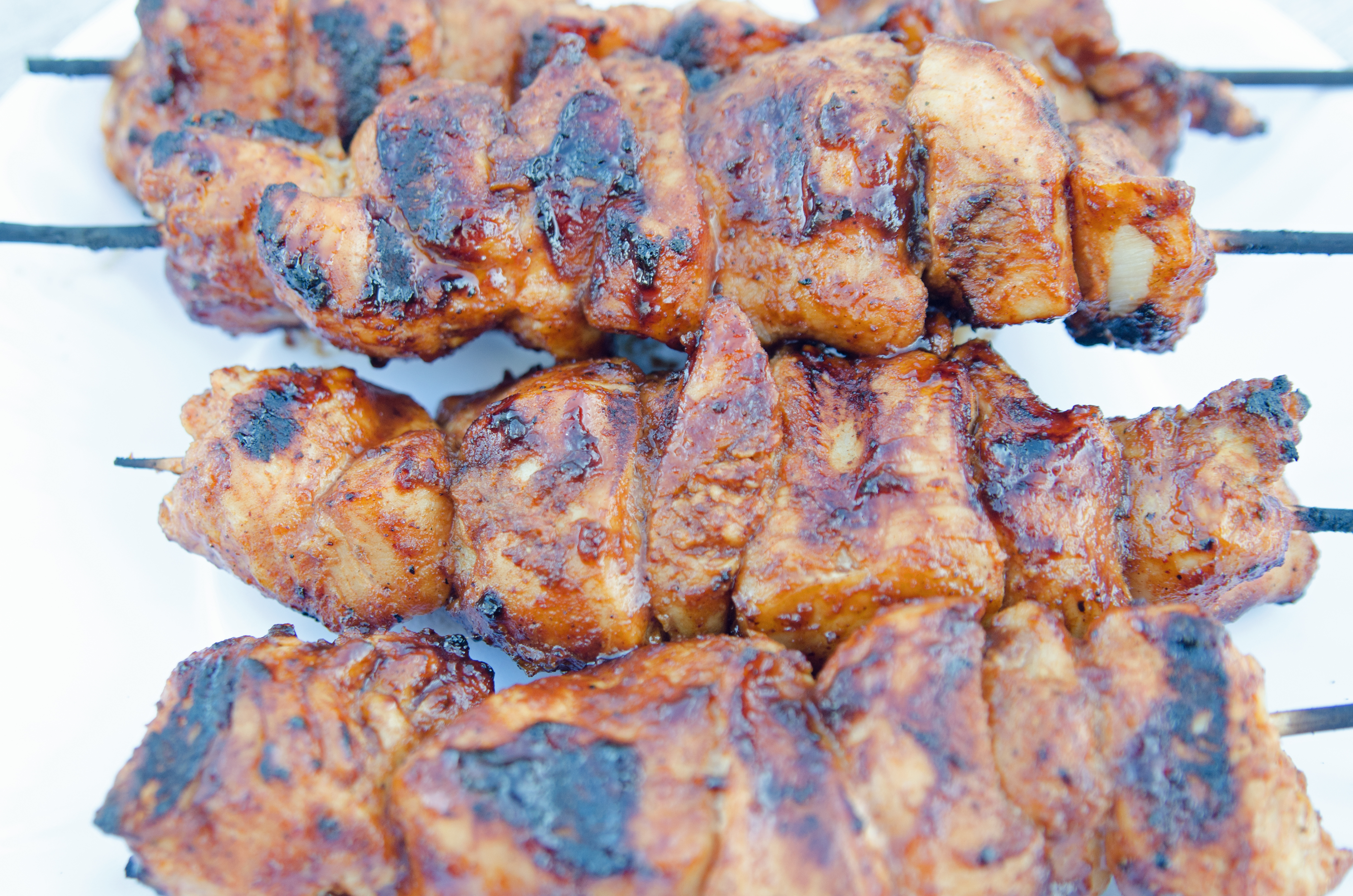 Smokin Hot Chicken Kabobs with Blue Cheese