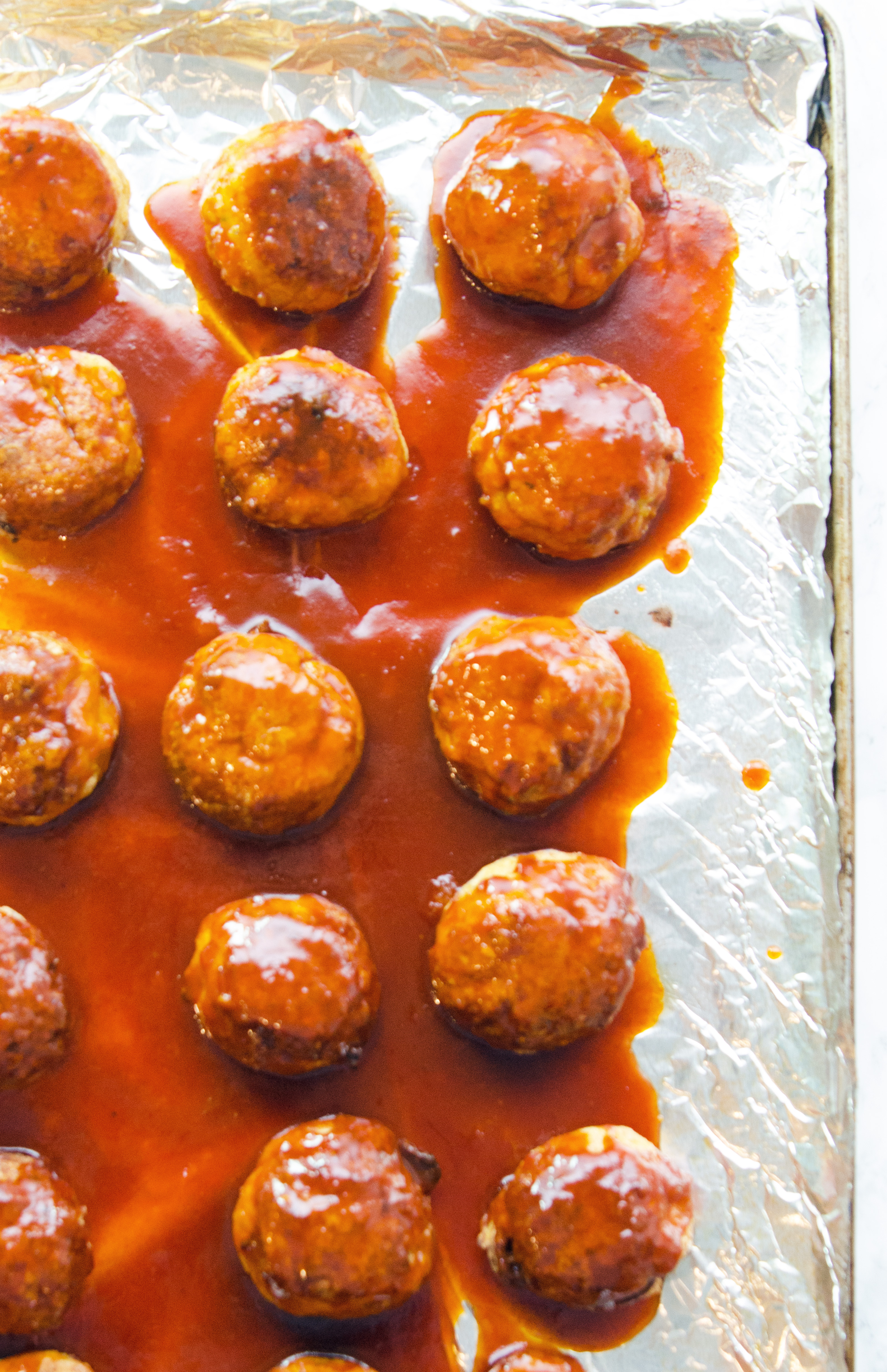 Sauced Korean Meatballs