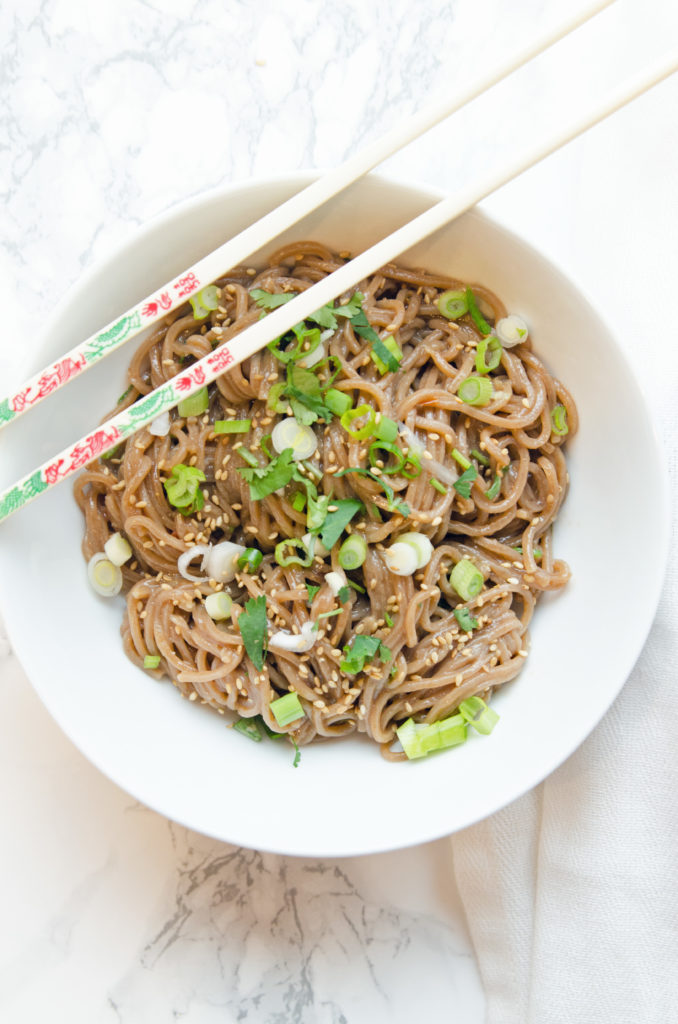 Soy & Sesame Soba Noodles Recipe