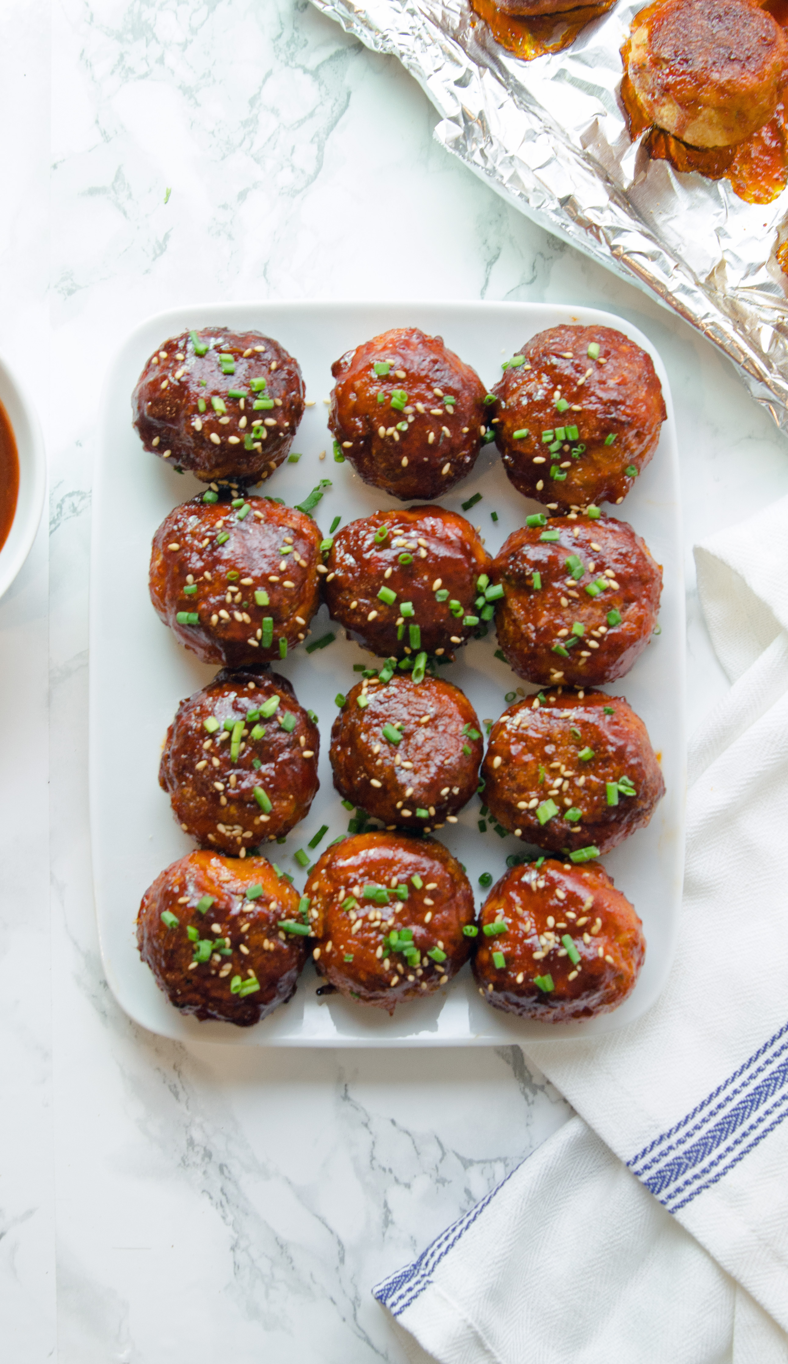 Spicy Korean Chicken Meatballs